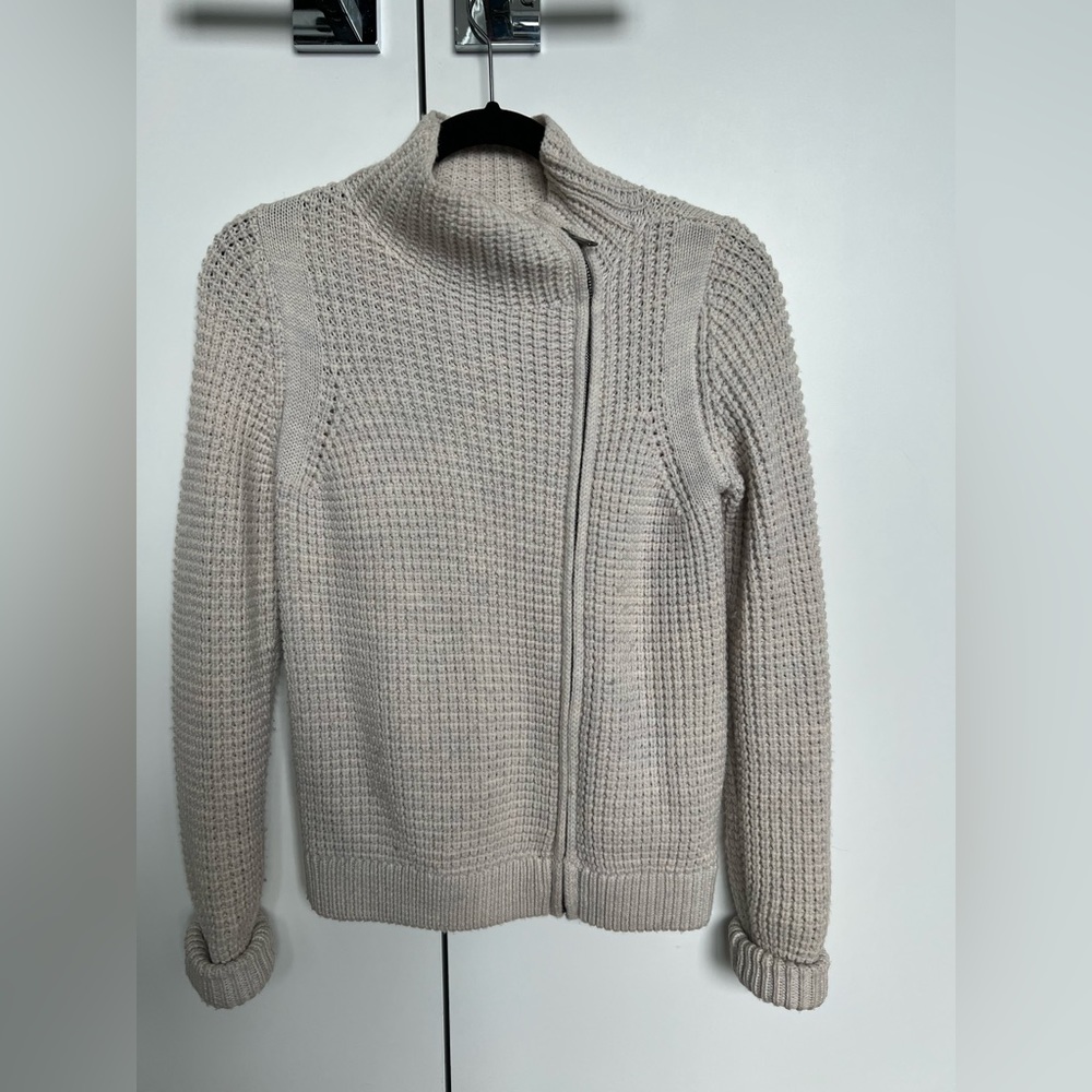 Margaret O’Leary zip cardigan XS